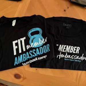 Two Fit Member Ambassador Burn Boot Camp Muscle Tanks